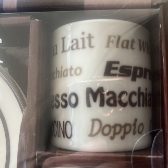 NEW! Artisans Designs Espresso cups and saucers - Picture 3 of 8